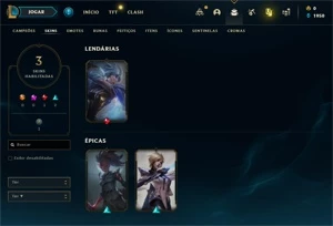 Conta PLATINA 4 - Smurf LOL (league of legends) ELOMOON