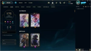 League of legends - Plat4 - 176 skins LOL