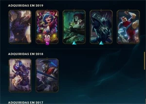 CONTA LEAGUE OF LEGENDS - UNRANKED SOLOQ, PLATINA TFT LOL