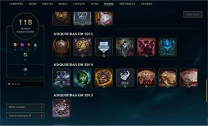 CONTA LEAGUE OF LEGENDS - UNRANKED SOLOQ, PLATINA TFT LOL