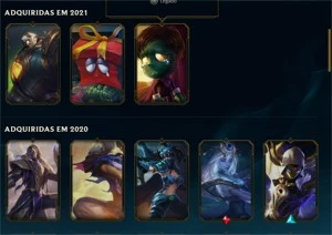 CONTA LEAGUE OF LEGENDS - UNRANKED SOLOQ, PLATINA TFT LOL