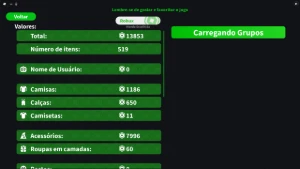 Conta Roblox 14k Robux Gastos