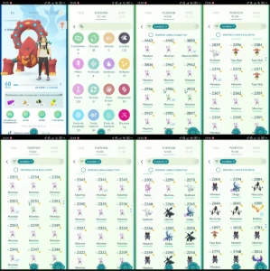 LV 68 |123 Lendários| 79 Brilhantes (Shiny), 11 Míticos A099