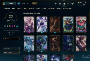 Conta League of Legends Lux Florescer Espiritual
