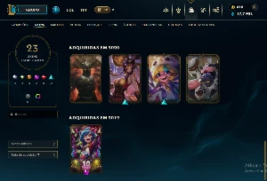 Conta League of Legends Lux Florescer Espiritual LOL