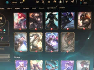 CONTA LOL 109 skins Mono Yasuo/lvl 217 - League of Legends