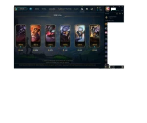 conta de lol gold 1 soloq e platina 4 flex - League of Legends