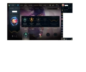 conta de lol gold 1 soloq e platina 4 flex - League of Legends