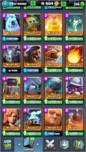 Conta Clash Royale- lvl11 - Arena 12:4150 - 13 Lendárias