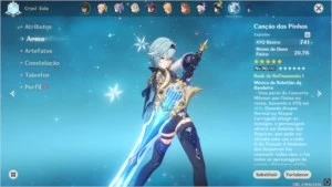 Conta com YOIMIYA+3 personagens 4 estrelas aleatórios - Genshin Impact