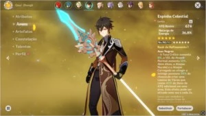 Conta com YOIMIYA+3 personagens 4 estrelas aleatórios - Genshin Impact