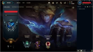 Conta Platina II com essência para trocar de nick - League of Legends LOL