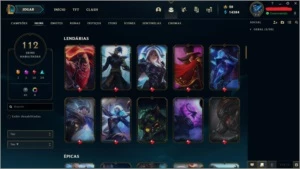 Conta Platina II com essência para trocar de nick - League of Legends LOL