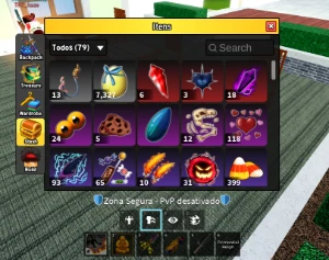 conta de blox fruits que gastou mais de 2k de robux - Roblox