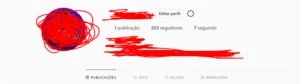 CONTA DE INSTAGRAM - Redes Sociais