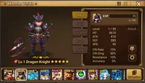 Reroll Summoners War lvl10 com Laika + John