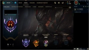 Conta de lol Diamond 134 skins - League of Legends