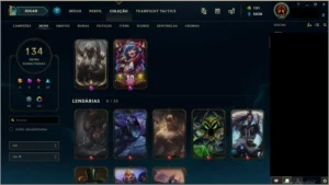 Conta de lol Diamond 134 skins - League of Legends