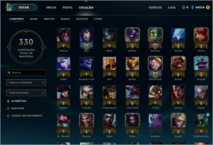 Conta lol 356 skins Plativa V  TOP - League of Legends