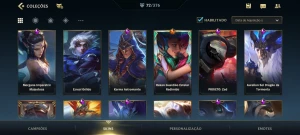 Conta Wild rift Mestre com quase todos os passes e Guilda. - League of Legends: Wild Rift LOL WR