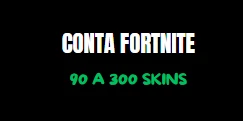 Conta Fortnite 90 A 300 Skins