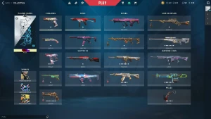 Conta de valorant  com skins (ja foi immortal 2)