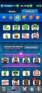 CONTA CLASH ROYALE LEVEL 56