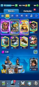 CONTA CLASH ROYALE LEVEL 56