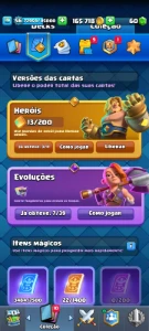 CONTA CLASH ROYALE LEVEL 56
