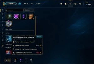Conta DIAMANTE 4 com 60% de win rate, 27 champs e 2 skins - League of Legends LOL