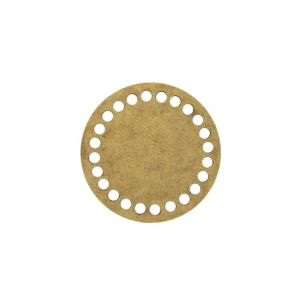 Kit Base Para Crochê, MDF 3mm, Fio De Malha 25 cm Souplast