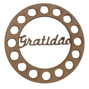 Kit Base Para Crochê, MDF 3mm, Fio De Malha 25 cm Souplast - Artesanato e Personalizados