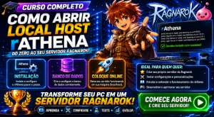 Curso básico criar servidor de ragnarok - rathena