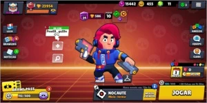 CONTA BRAWL STARS COM 102 SKINS