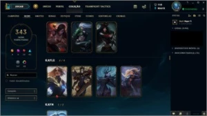 CONTA PLATINA II COM TODOS OS CHAMPS E MUITAS SKINS - League of Legends LOL
