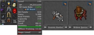 Char Relembra 135 Druid - Tibia