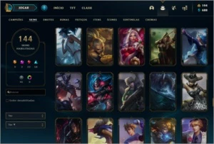 Conta lol criada em 2019 gold 4 - League of Legends