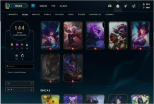 Conta lol criada em 2019 gold 4 - League of Legends