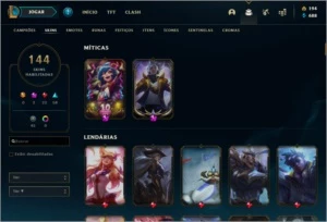 Conta lol criada em 2019 gold 4 - League of Legends