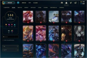 Conta lol criada em 2019 gold 4 - League of Legends