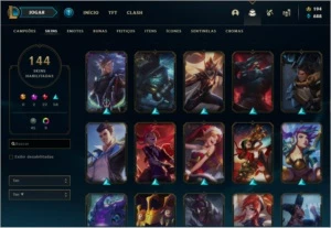 Conta lol criada em 2019 gold 4 - League of Legends