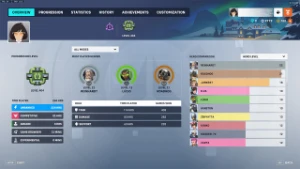 (Pc) Conta Overwatch,2 Collab Skin, 12 Shop Skins, 52+ Skins - Blizzard