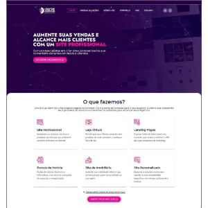 Template Site Portfólio Criative Agência de Marketing - Outros