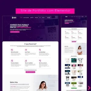 Template Site Portfólio Criative Agência de Marketing