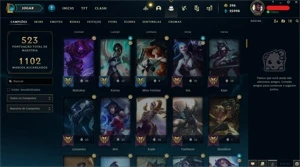 Conta Platina com 385 Skins - League of Legends LOL