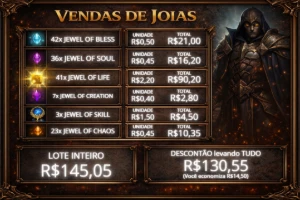 MUDREAM Jóias - Servidor X20 Rampage - MU Online