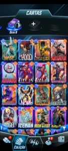 Conto Marvel Snap|CL 1164|140 cartas|10 Variantes - Jogos (Mídia Digital)