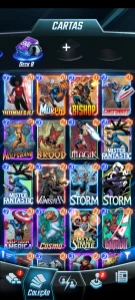 Conto Marvel Snap|CL 1164|140 cartas|10 Variantes - Jogos (Mídia Digital)