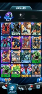 Conto Marvel Snap|CL 1164|140 cartas|10 Variantes - Jogos (Mídia Digital)