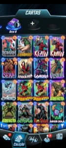 Conto Marvel Snap|CL 1164|140 cartas|10 Variantes - Jogos (Mídia Digital)